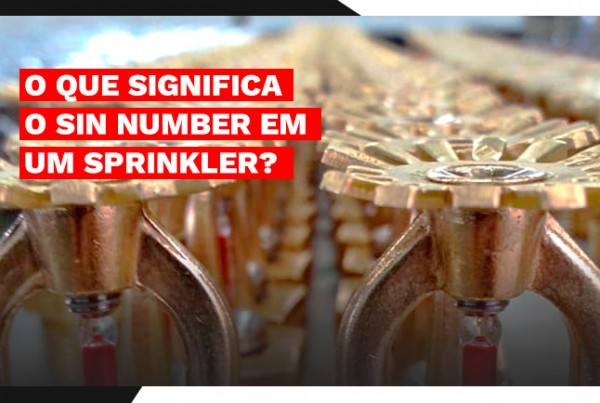 O que significa o SIN Number em um sprinkler?